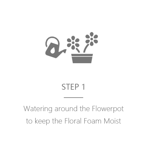 How to maintain Fresh Table Flower Step 1