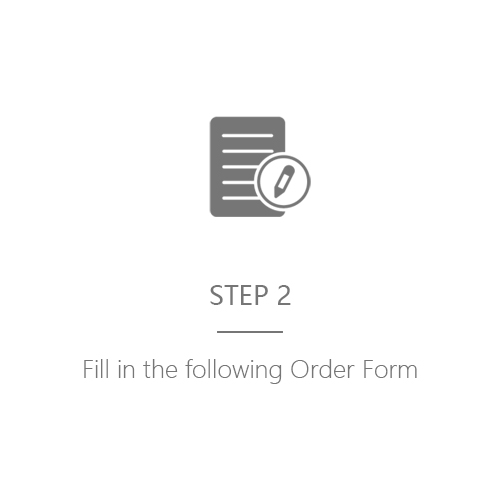 Step 2 - Fill in Order Form