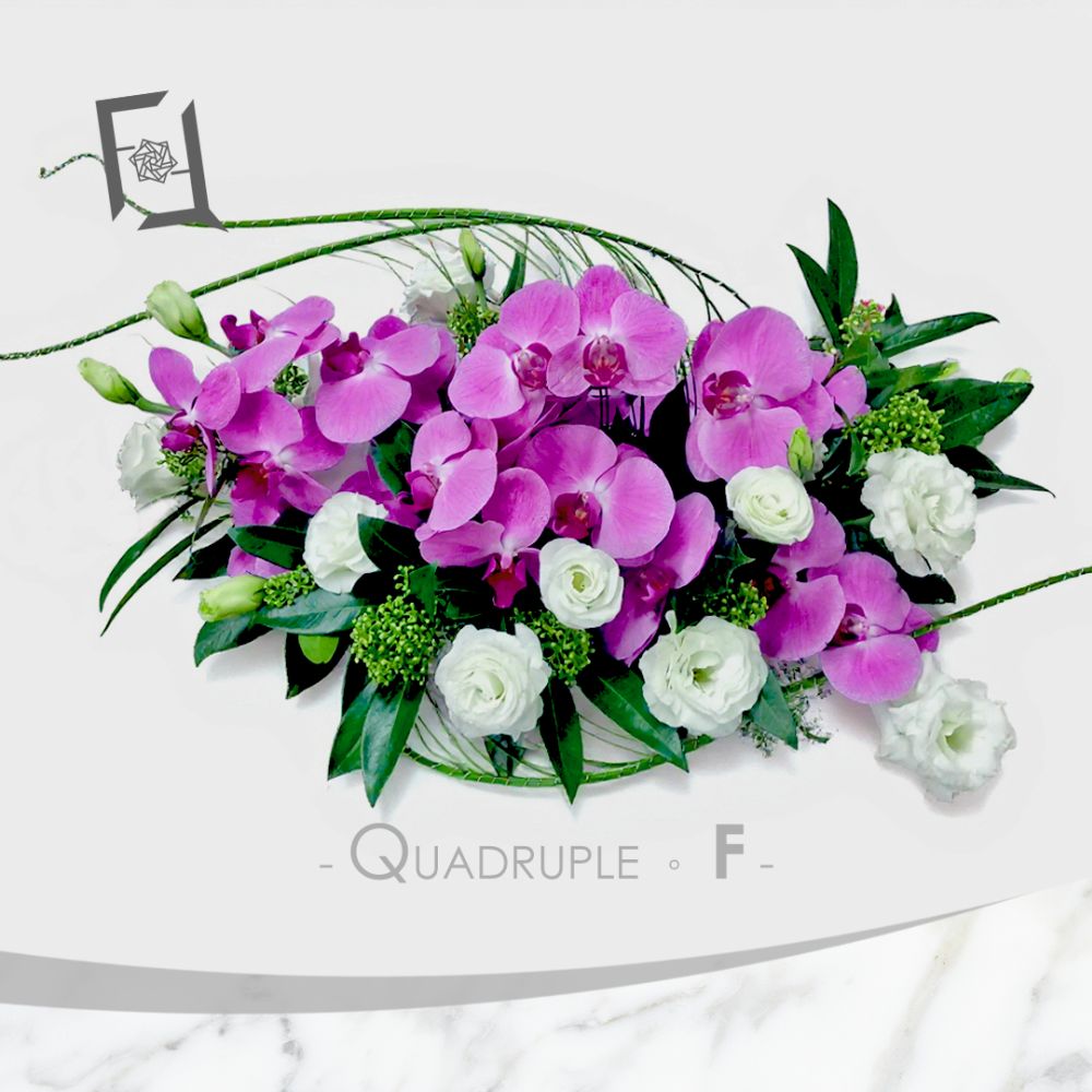 蝶舞花開 | 粉蝴蝶蘭 藝術插花 祝賀開張枱花 接待處枱花月花 2 蝶舞花開 | 粉蝴蝶蘭 藝術插花 祝賀開張枱花 接待處枱花月花 - TA100002