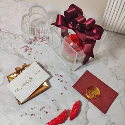 唯一 | 永生花玫瑰玻璃試管