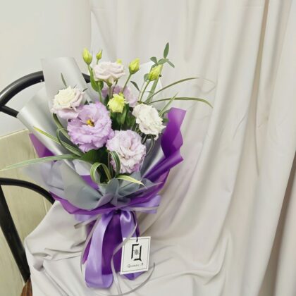 完全幻愛 | 紫桔梗鮮花花束 - BM100003