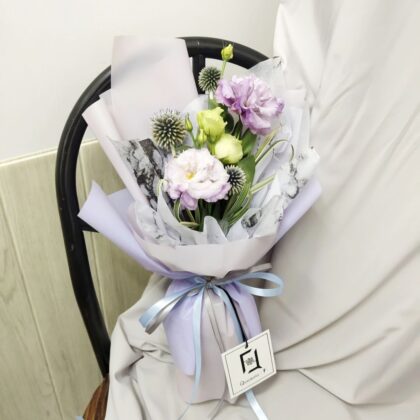 甜美幻愛 | 紫桔梗鮮花花束 - BS100001