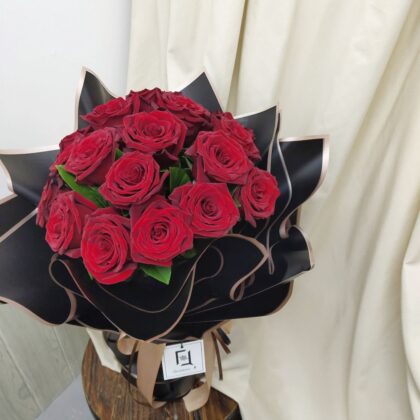 恆久真愛 | 紅玫瑰鮮花花束 - BH010003