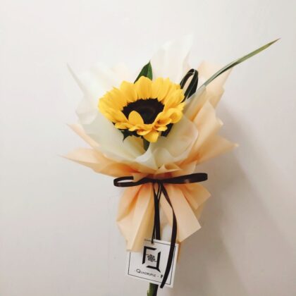 無瑕勇氣 | 向日葵鮮花花束 - BS060002