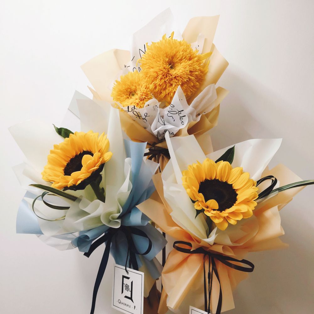 醉人勇氣 | 向日葵鮮花花束 4 向日葵鮮花花束 BS060003