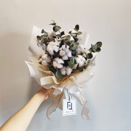棉花乾花花束 DB100009