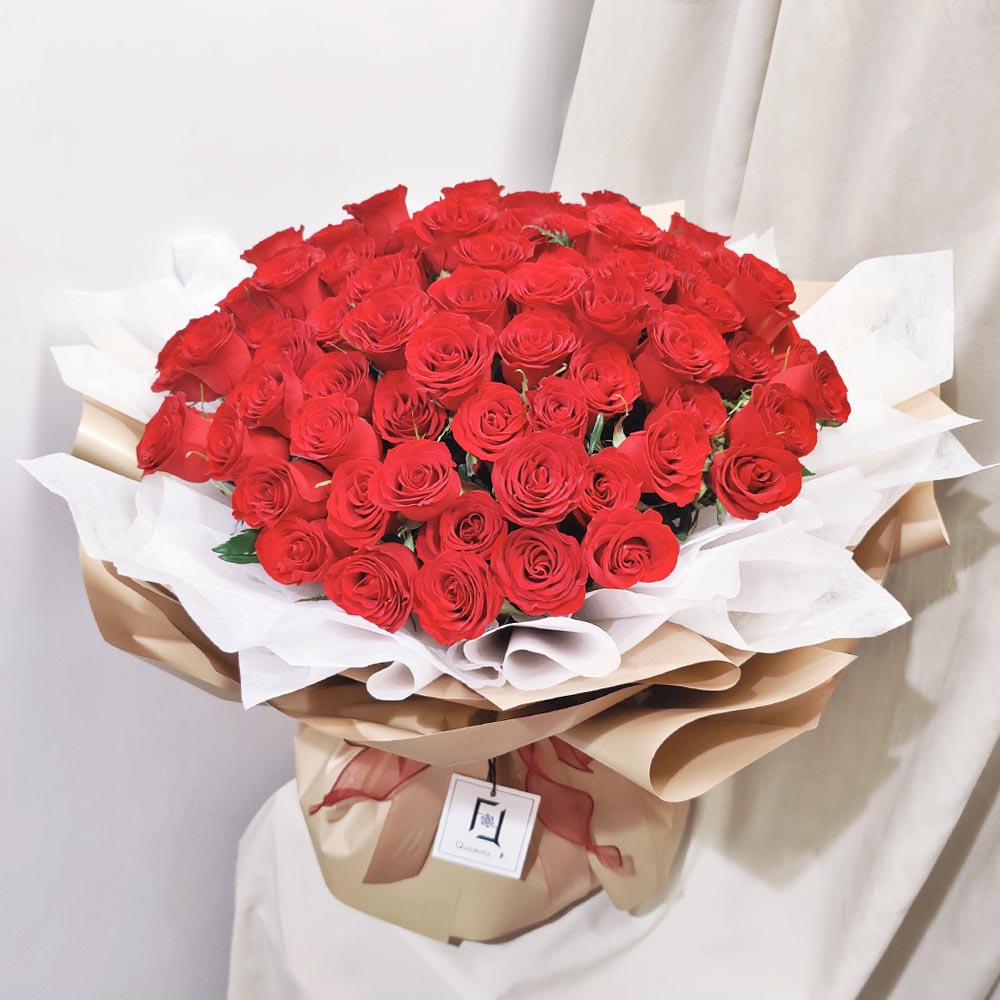 歲月溫柔 | 99支紅玫瑰鮮花求婚花束 3 歲月溫柔 | 99支紅玫瑰鮮花求婚花束 - BH010017