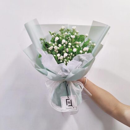 沁綠凝香 | 茉莉花鮮花花束 - BS100018