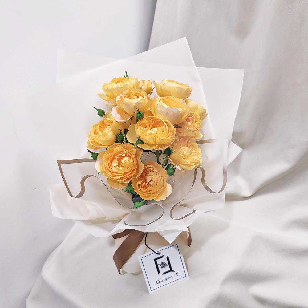 晨曦果釀 | 橙色小玫瑰鮮花花束 3 晨曦果釀 | 橙色小玫瑰鮮花花束 - BS010003