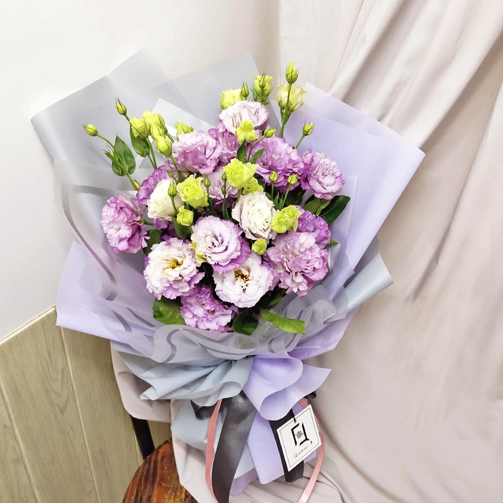 永遠幻愛 | 紫洋桔梗鮮花花束 3 永遠幻愛 | 紫洋桔梗鮮花花束 - BL100001