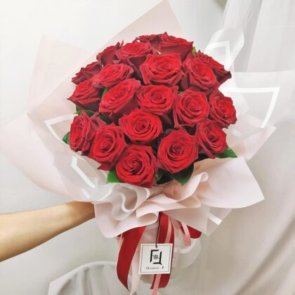 紅玫瑰鮮花花束 BH010002