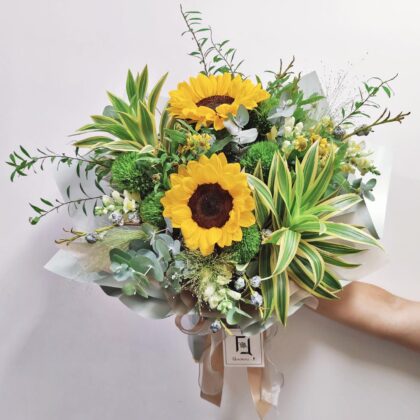 Radiant Sun | Sunflower & Snapdragon Fresh Flower Bouquet - BL060015