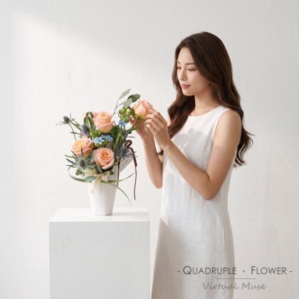 Sweet ROMANCE | Champagne Rose Fresh Table Flower
