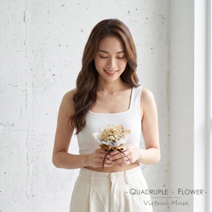 無瑕獨愛 | 滿天星乾花花束