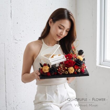 Concert | Preserved Flower Rose Music Flower Box