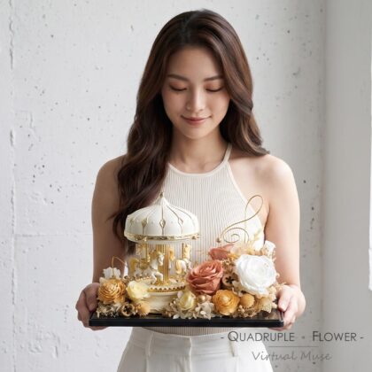 Carousel | Preserved Flower Rose Music Flower Box