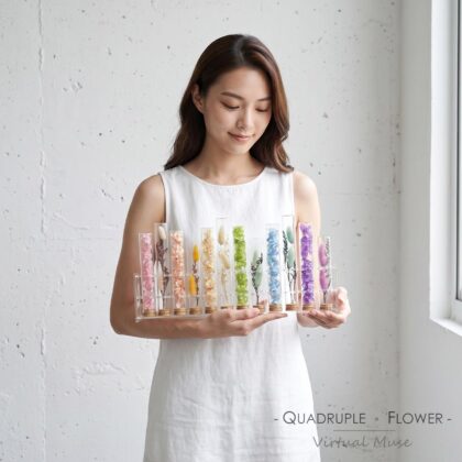 彩虹試管瓶 | 混合永生花繡球試管瓶