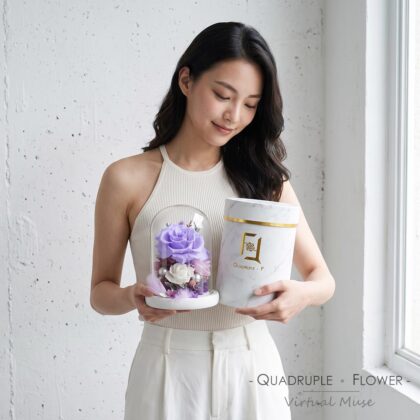 玻璃罩 | 永生花玫瑰玻璃長罩