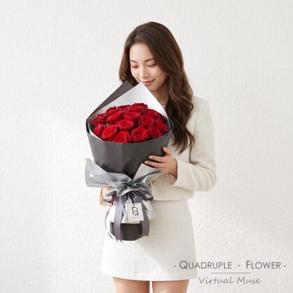 Perfect LOVE | Red Rose Fresh Flower Bouquet